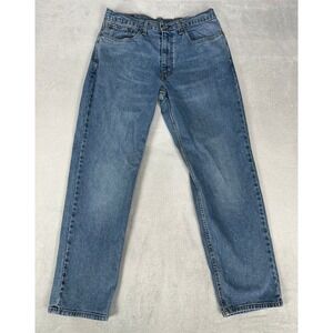 Levi's 550 Jeans Mens 34x32 Blue  Relaxed Fit Denim Pants Medium Wash Classic